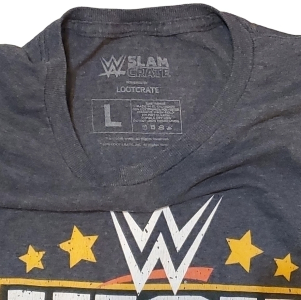 WWE Slam Crate High Flyers Luchador Mysterio Blue‎ T-Shirt Large - Picture 4 of 4